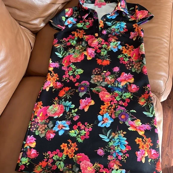 BETSEY JOHNSON VTG FLORAL DRESS - Picture 6 of 10